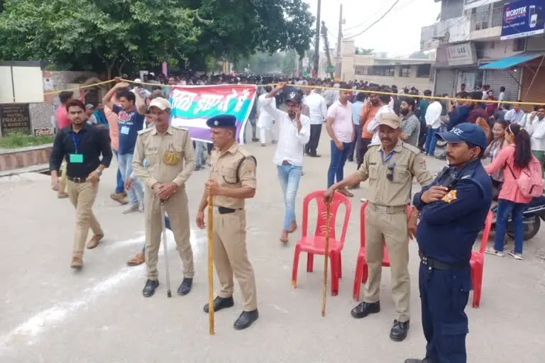 पुलिस ने मतगणना को लेकर सुरक्षा के कड़े इंतजाम किए हैं