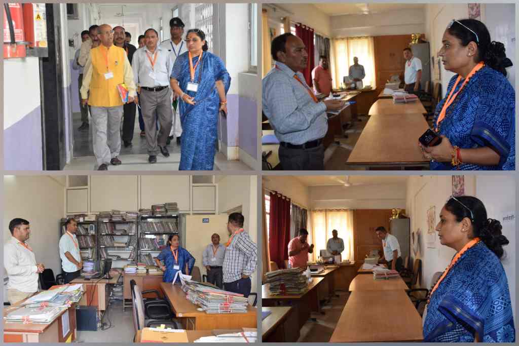 विधानसभा परिसर का औचक निरीक्षण