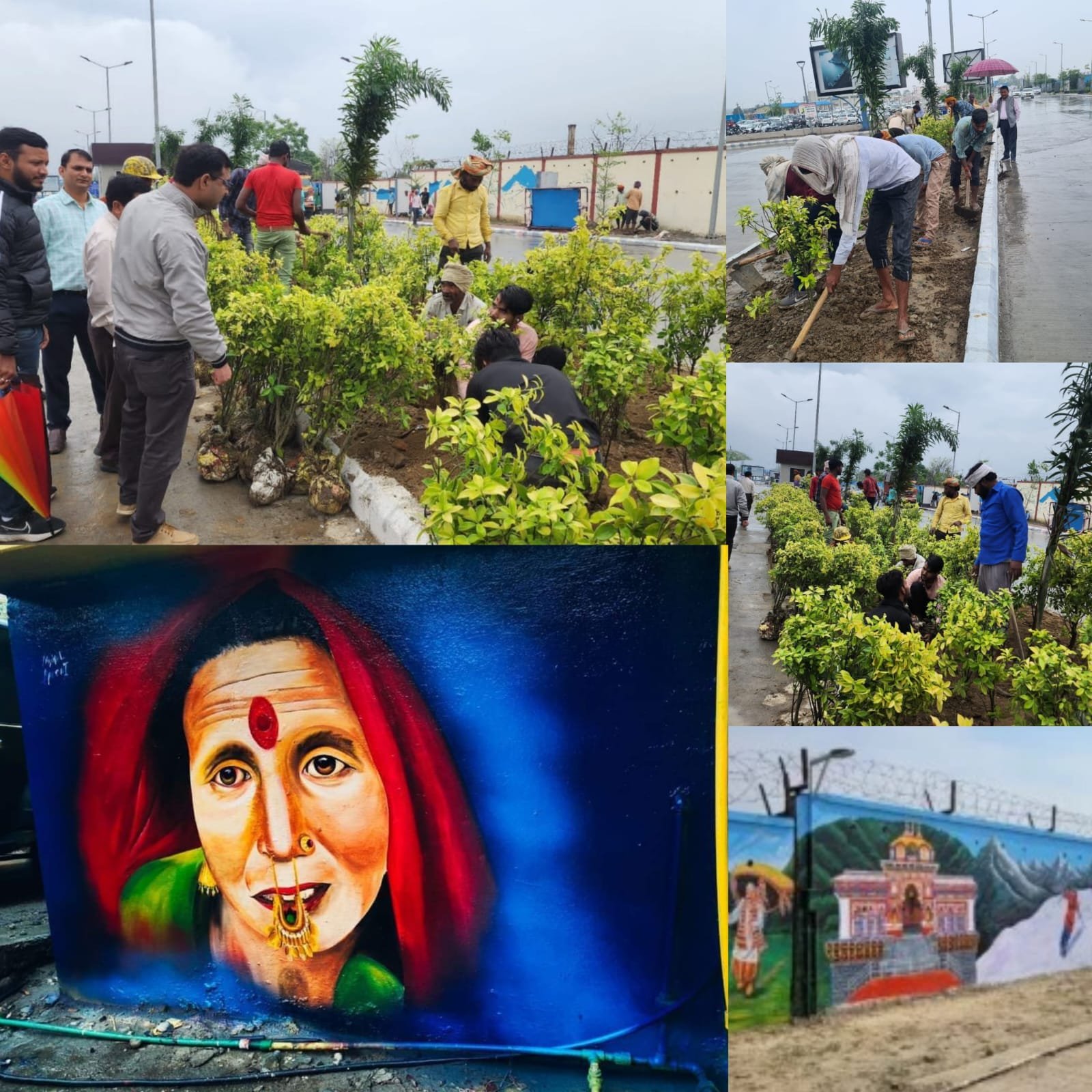 बारिश में भी G20 की तैयारियों में जुटा MDDA